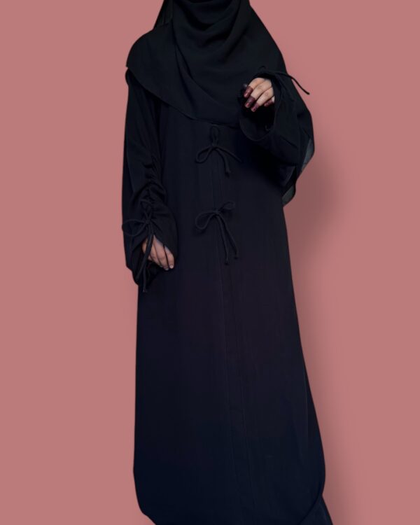 Black Bow Abaya