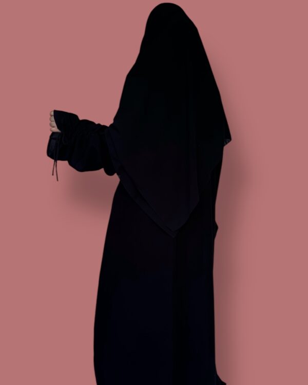 Black Bow Abaya - Image 6