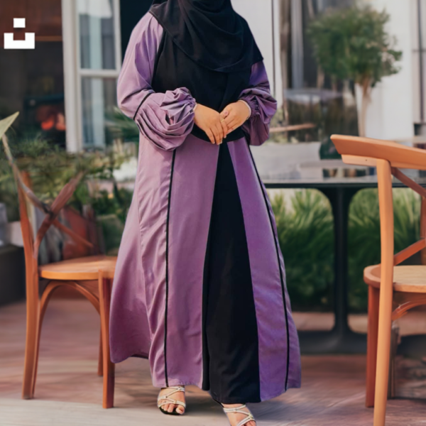 Royal Dual-Tone Abaya