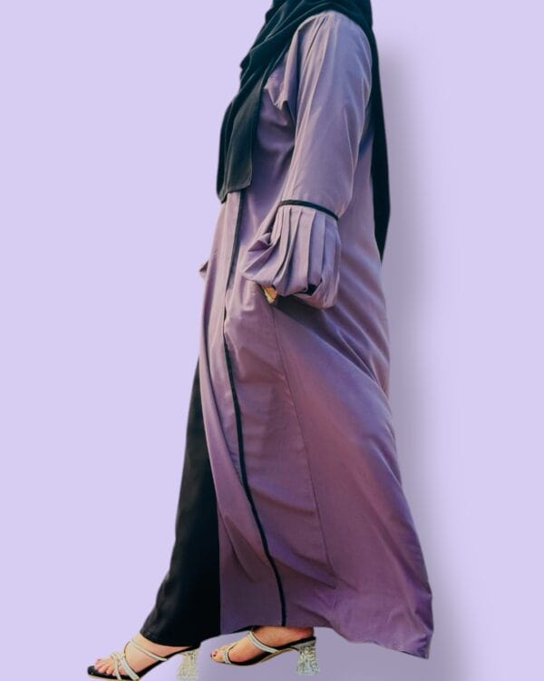 Royal Dual-Tone Abaya - Image 5