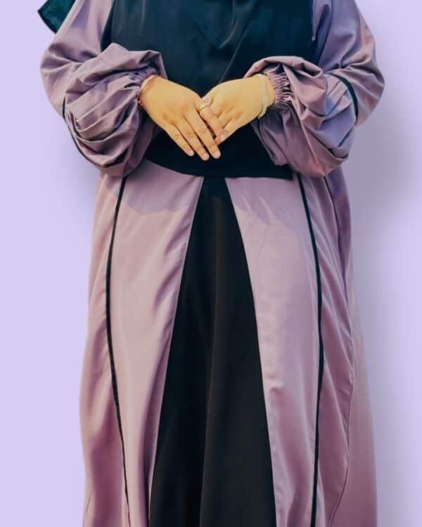 Royal Dual-Tone Abaya - Image 6