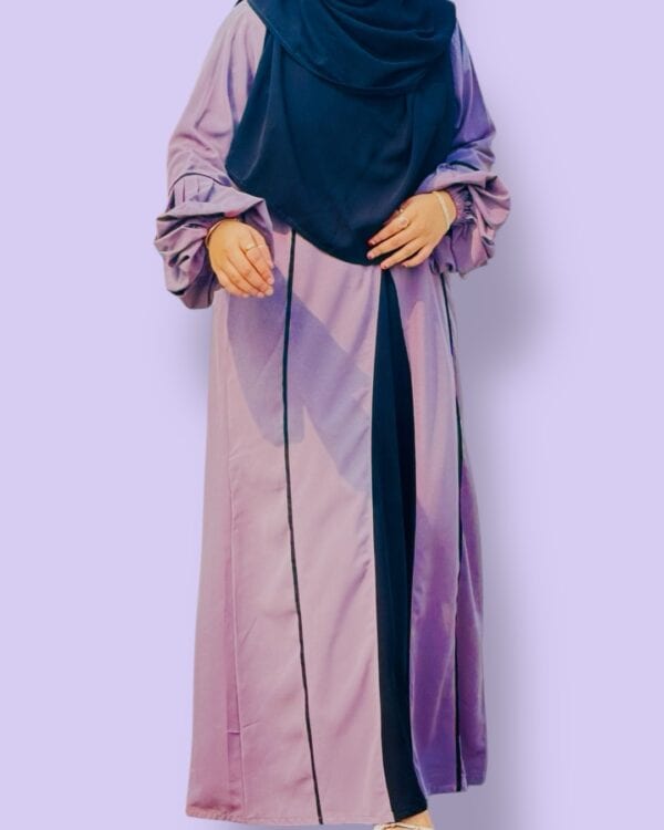 Royal Dual-Tone Abaya - Image 2