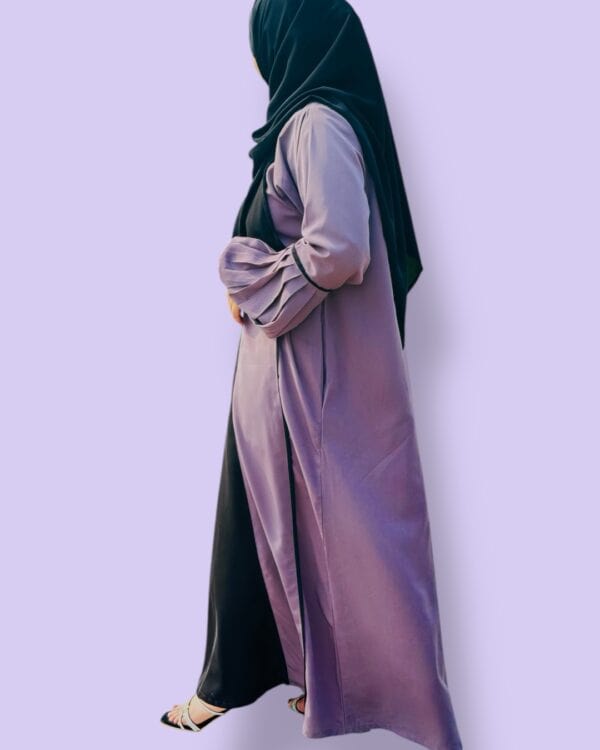Royal Dual-Tone Abaya - Image 3
