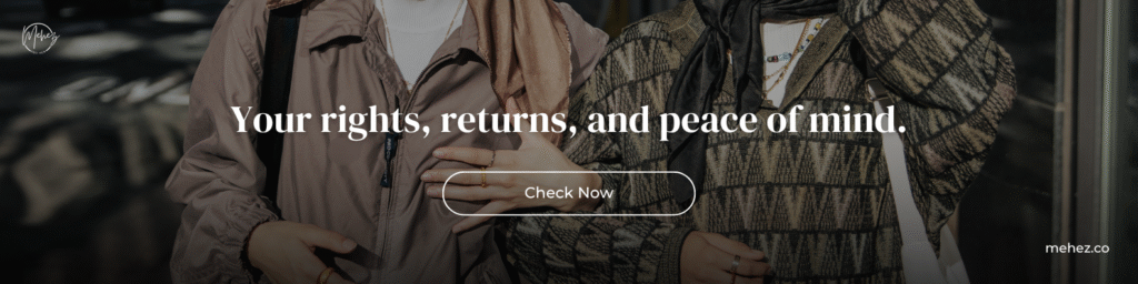 Store Policy 1 Mehez store policy – returns and shipping process