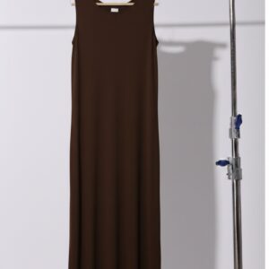 Brown Sleeveless inner