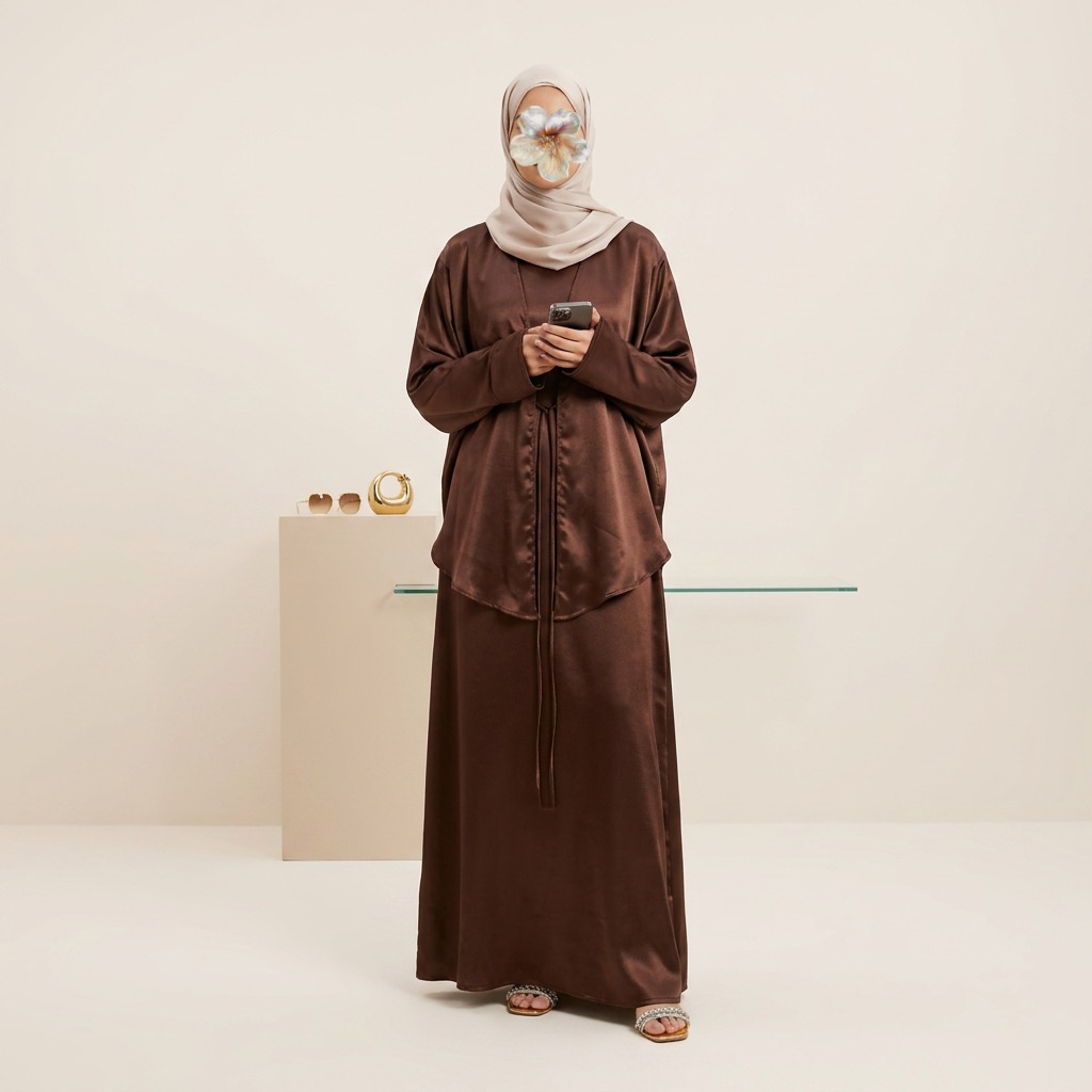 Mocha wrap co-ord set 2 Mocha wrap co-ord set - Image 2