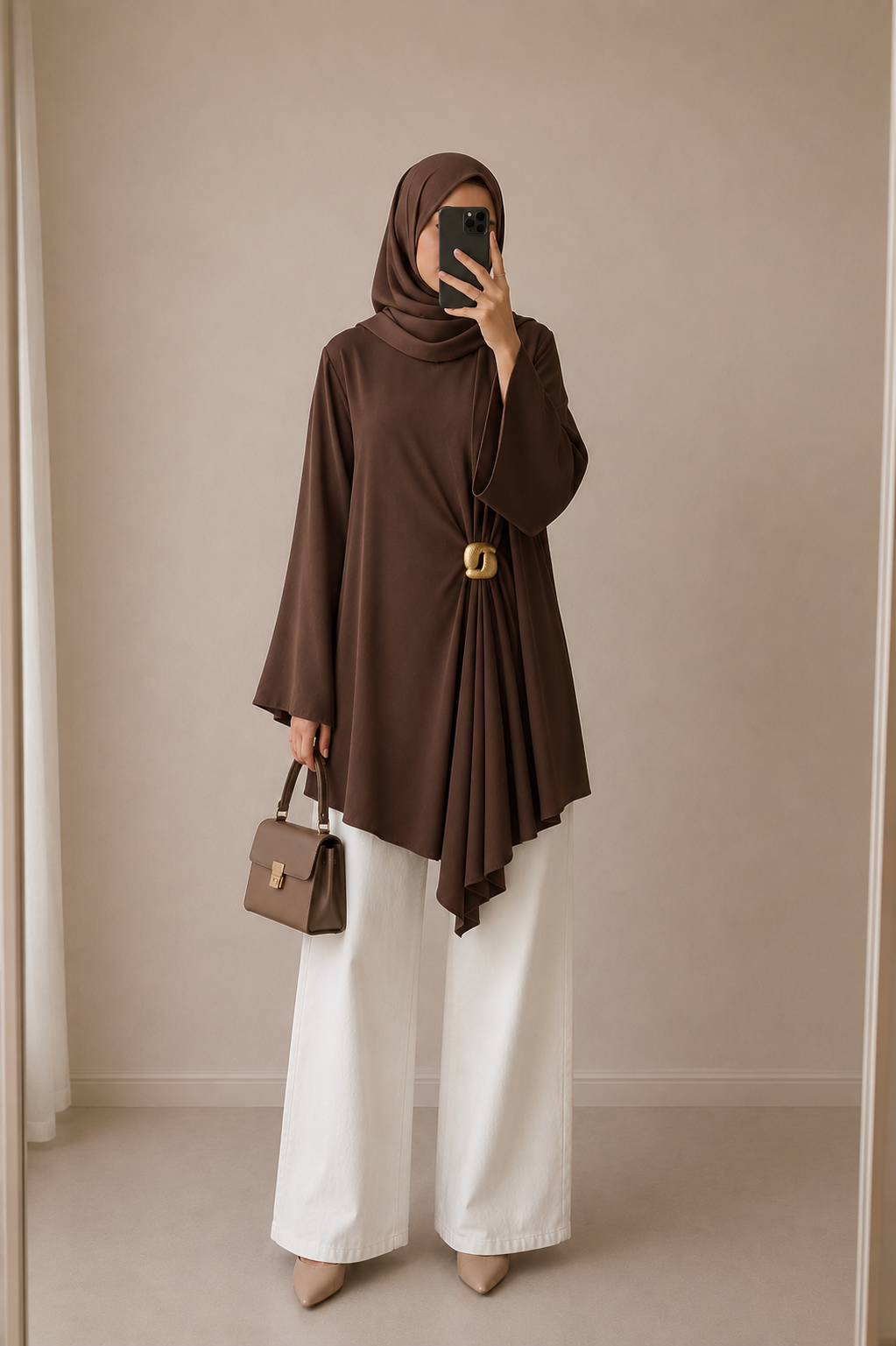 Brown Modest Top 1 Brown Modest Top