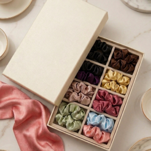 Satin scrunchies