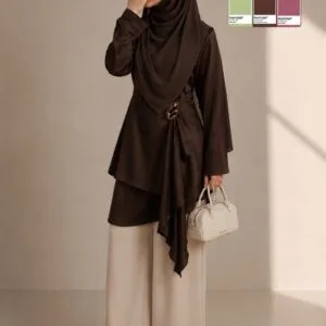 Belted Drape Top