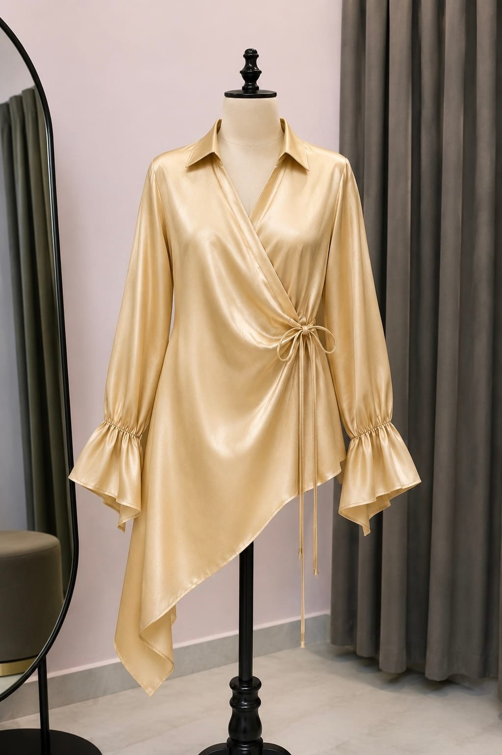 Golden Tie-Side Top 2 Golden Tie-Side Top - Image 2