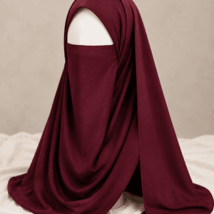 Bridal hijab+ half niqab combo