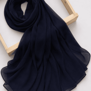 The Midnight Navy - Malaysian Georgette Hijab