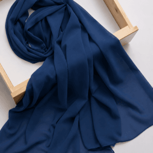 The Midnight Navy - Malaysian Georgette Hijab