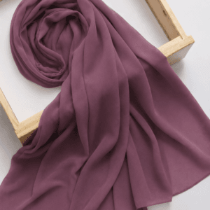 The Dark Dusk Mauve - Malaysian Georgette Hijab