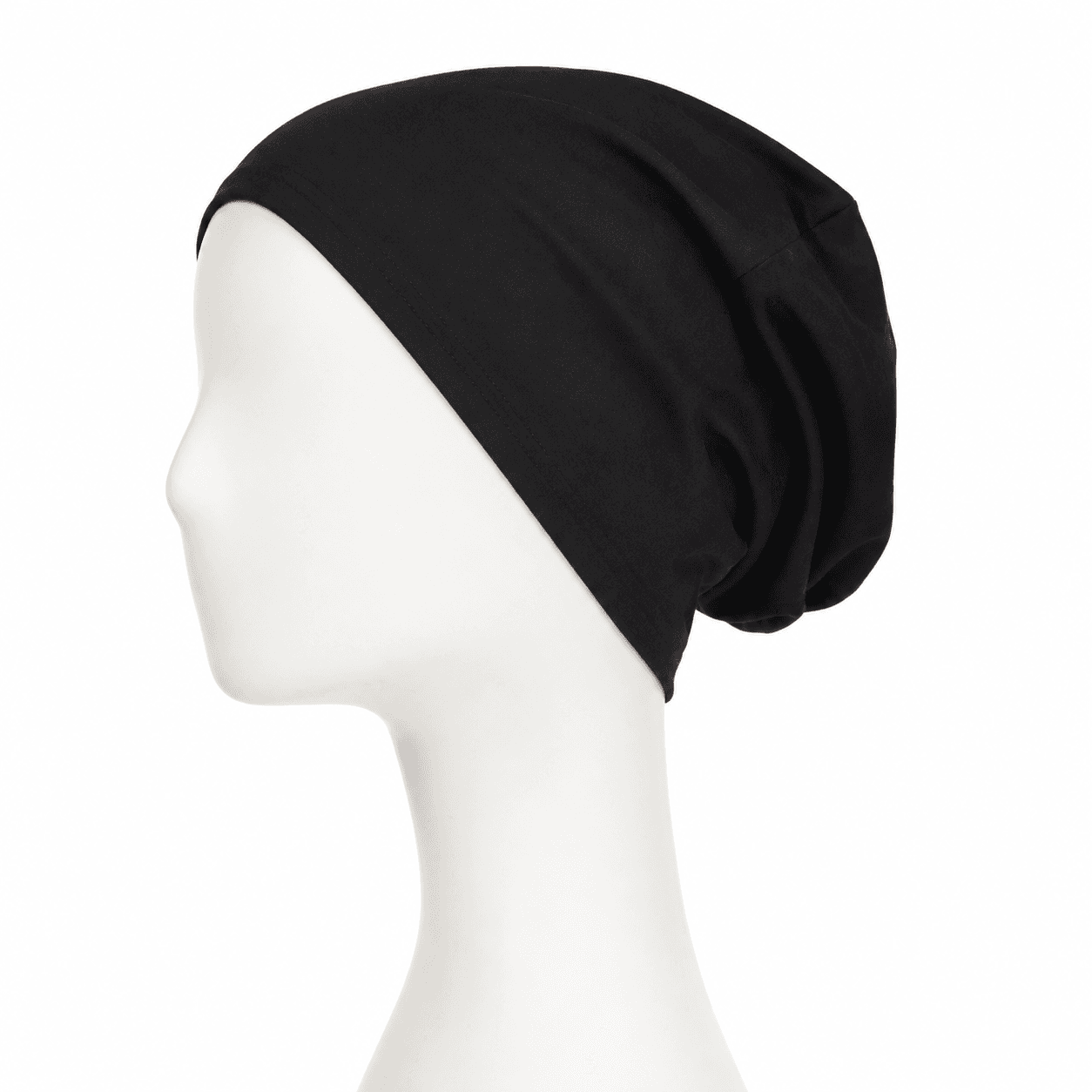 Black Jersey Tube Cap 1 Black Jersey Tube Cap