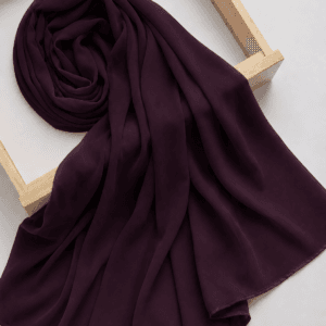 The Midnight Berry - Heavy Chiffon Hijab