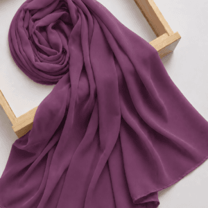 The Bordeaux  - Heavy Chiffon Hijab